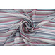 Chiffon Stampato Piccole Zigzag Multicolore 2