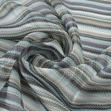 Chiffon Bedruckt kleiner Zick-Zack Multi 3