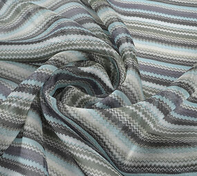 Chifón Estampado Pequeñas ZigZag Multi 3 Chifón Estampado Pequeñas ZigZag Multi 3