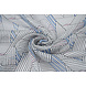 Chiffon Stampato Astratto Lijnen Multicolore 1