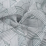 Chiffon Printed Abstract Lines Multi 3