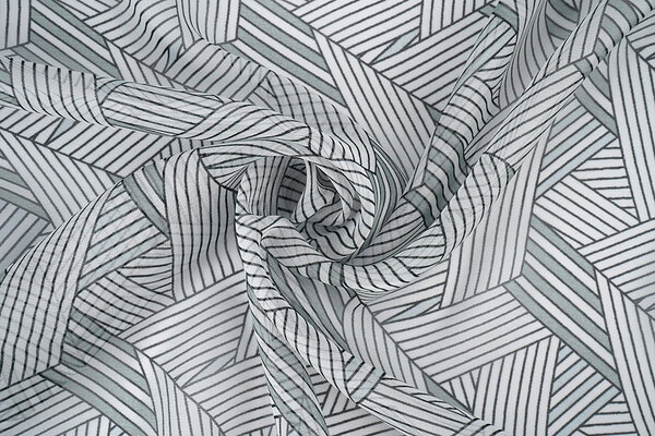 Chifón Estampado Abstractas Líneas Multi 3 Chifón Estampado Abstractas Líneas Multi 3