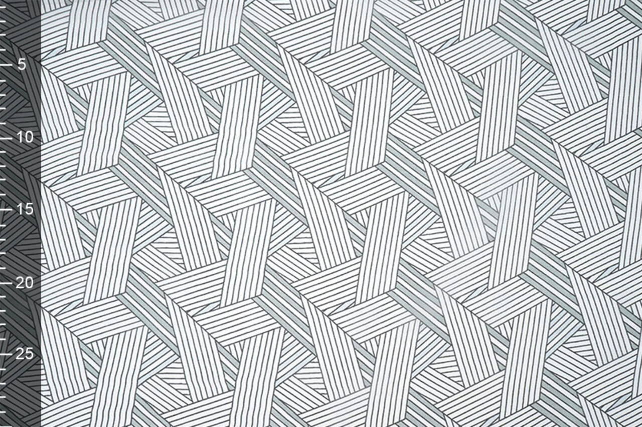 Chiffon Stampato Astratto Lijnen Multicolore 3 Chiffon Stampato Astratto Lijnen Multicolore 3