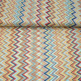Chifón Estampado ZigZag Cora Multi
