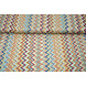 Chifón Estampado ZigZag Cora Multi Chifón Estampado ZigZag Cora Multi