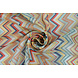 Chifón Estampado ZigZag Cora Multi Chifón Estampado ZigZag Cora Multi