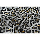 Chiffon Stampato Leopardo Bianco Sporco Chiffon Stampato Leopardo Bianco Sporco