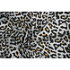 Chiffon Stampato Leopardo Bianco Sporco Chiffon Stampato Leopardo Bianco Sporco