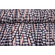 Chiffon Stampato Bari Rosa Blu Navy Chiffon Stampato Bari Rosa Blu Navy