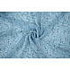 Chiffon Printed Blossom Branch Light Blue Chiffon Printed Blossom Branch Light Blue