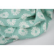 Oeko-Tex® Gewassen Linnen Bloemen Mint Groen Oeko-Tex® Gewassen Linnen Bloemen Mint Groen
