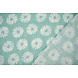 Oeko-Tex® Gewassen Linnen Bloemen Mint Groen Oeko-Tex® Gewassen Linnen Bloemen Mint Groen