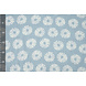 Oeko-Tex® Gewassen Linnen Bloemen Licht Blauw Oeko-Tex® Gewassen Linnen Bloemen Licht Blauw