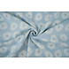 Oeko-Tex® Gewassen Linnen Bloemen Licht Blauw Oeko-Tex® Gewassen Linnen Bloemen Licht Blauw