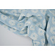 Oeko-Tex® Gewassen Linnen Bloemen Licht Blauw Oeko-Tex® Gewassen Linnen Bloemen Licht Blauw