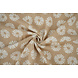 Oeko-Tex® Gewassen Linnen Bloemen Zand Oeko-Tex® Gewassen Linnen Bloemen Zand