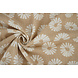 Oeko-Tex® Gewassen Linnen Bloemen Zand Oeko-Tex® Gewassen Linnen Bloemen Zand