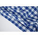 Gingham Check 16 mm Cobalt Blue Gingham Check 16 mm Cobalt Blue