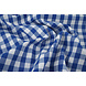 Gingham Check 16 mm Cobalt Blue Gingham Check 16 mm Cobalt Blue