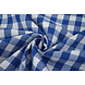 Gingham Check 16 mm Cobalt Blue Gingham Check 16 mm Cobalt Blue