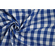 Gingham Check 16 mm Cobalt Blue Gingham Check 16 mm Cobalt Blue