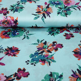 Stretch Satin Bedruckt Blumen Sophie Stretch Satin Bedruckt Blumen Sophie