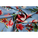Satén Elástico Estampado Flores Miriam