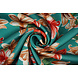 Stretch Raso Stampato Fiori Sarah