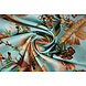 Stretch Raso Stampato Fiori Emily
