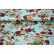 Stretch Raso Stampato Fiori Ysabeau