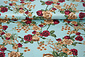 Stretch Satin Printed Flowers Ysabeau