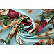 Stretch Raso Stampato Fiori Ysabeau