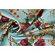Satén Elástico Estampado Flores Ysabeau Satén Elástico Estampado Flores Ysabeau