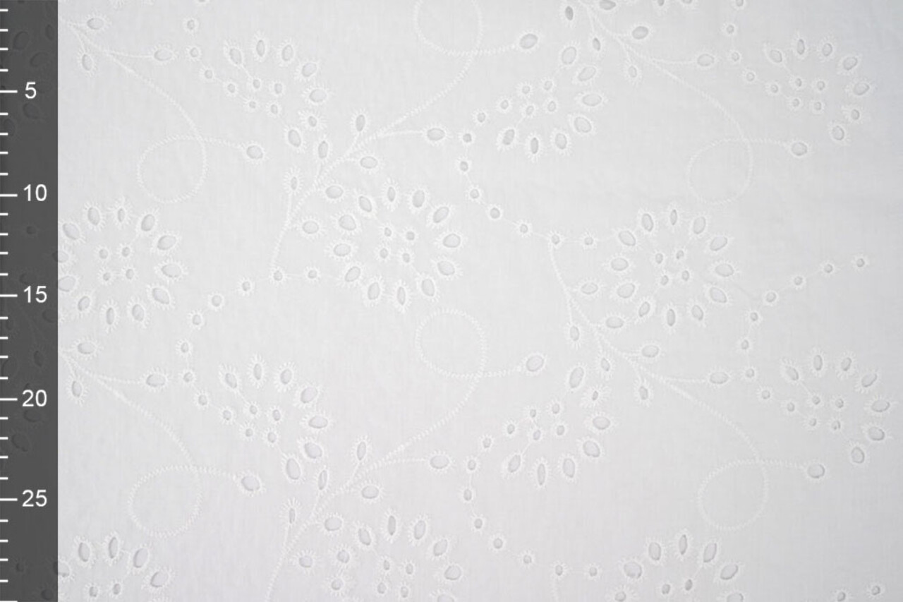 Stickerei Baumwolle Ena Creme