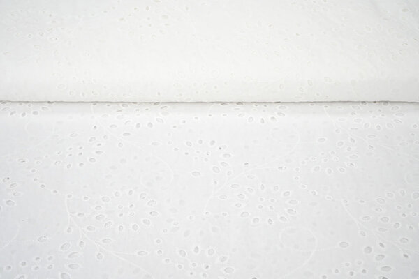 Broderie Katoen Ena Creme