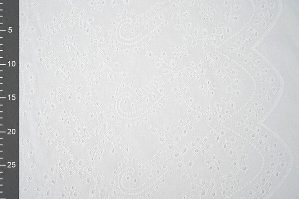 Broderie Katoen Nori Creme