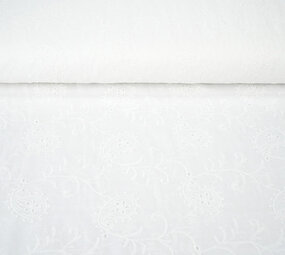 Broderie Katoen Mae Creme Broderie Katoen Mae Creme