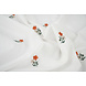 Cotone Ricamato Fiore Fleur Crema Cotone Ricamato Fiore Fleur Crema