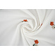 Cotone Ricamato Fiore Fleur Crema Cotone Ricamato Fiore Fleur Crema