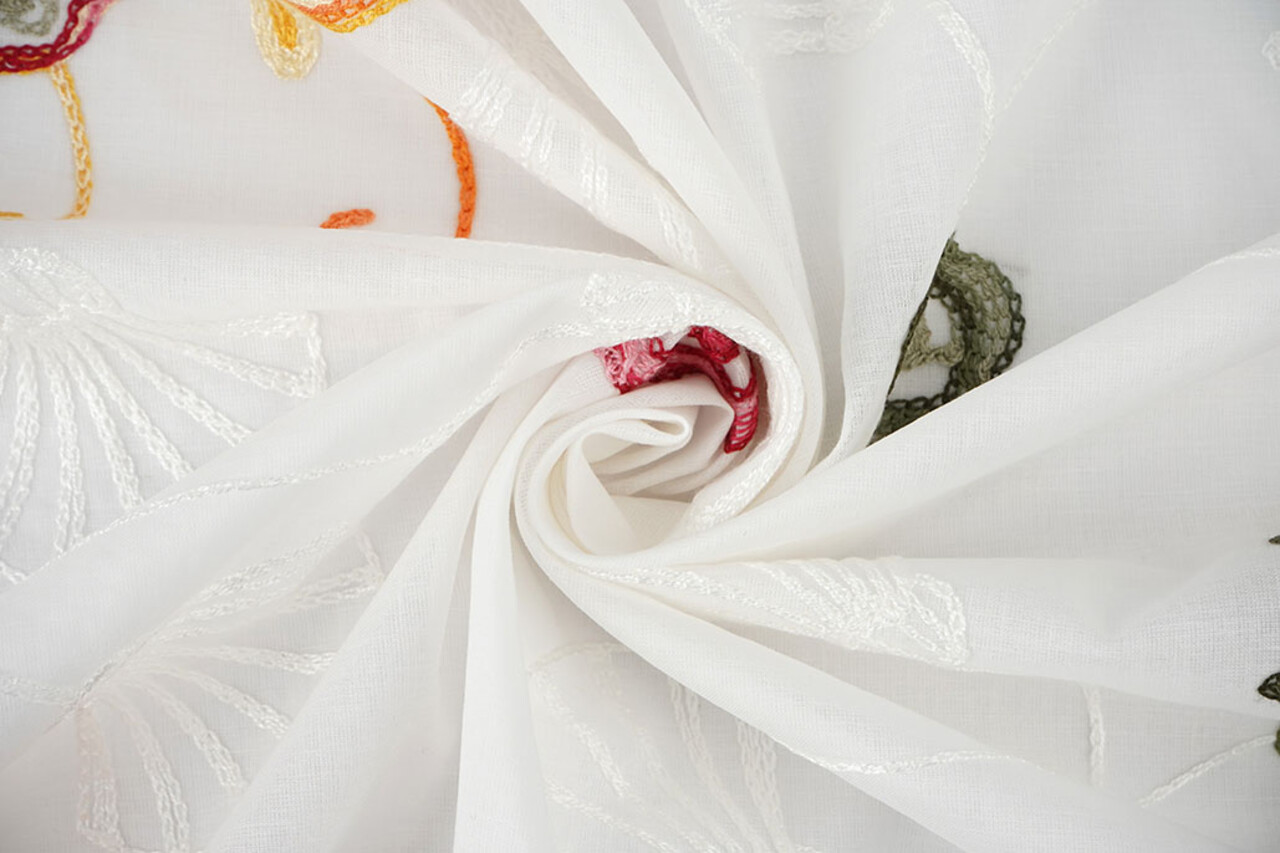 Cotton Embroidered Brume Creme