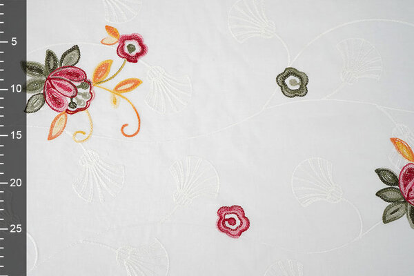 Cotton Embroidered Brume Creme