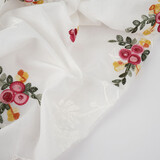 Baumwolle Bestickt Jolie Creme Baumwolle Bestickt Jolie Creme