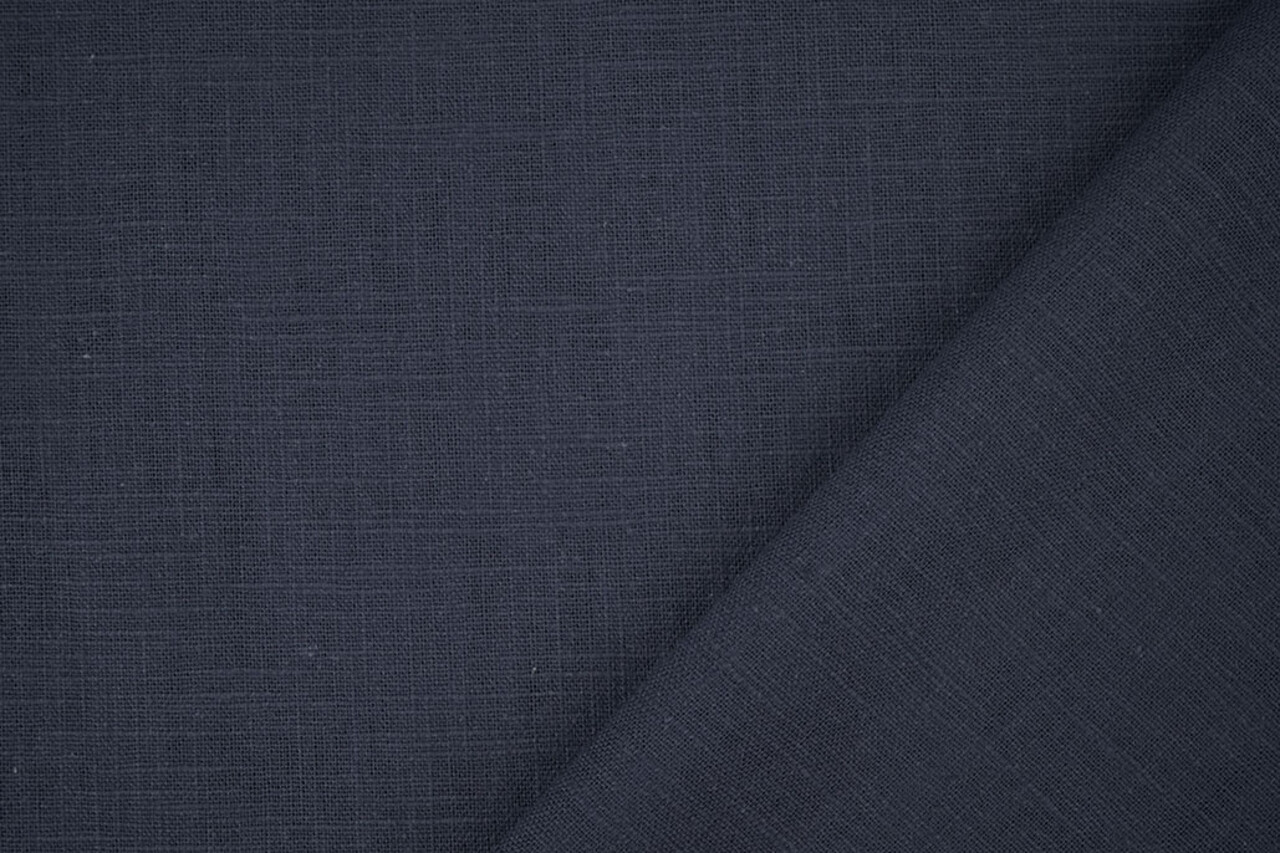 Oeko-Tex®  Gewassen Linnen Indigo Blauw Oeko-Tex®  Gewassen Linnen Indigo Blauw