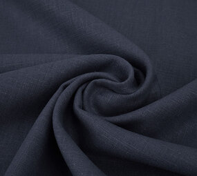 Oeko-Tex®  Gewaschenes Leinen Indigo Blau Oeko-Tex®  Gewaschenes Leinen Indigo Blau