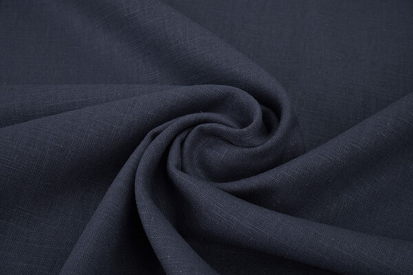 Oeko-Tex®  Washed Linen Indigo Blue Oeko-Tex®  Washed Linen Indigo Blue