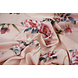 Stretch Satin Printed Flowers Jasmijn Peach Stretch Satin Printed Flowers Jasmijn Peach