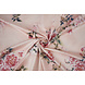 Stretch Satin Imprimé Fleurs Jasmijn Pêche Stretch Satin Imprimé Fleurs Jasmijn Pêche