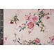 Stretch Satin Printed Flowers Jasmijn Peach Stretch Satin Printed Flowers Jasmijn Peach