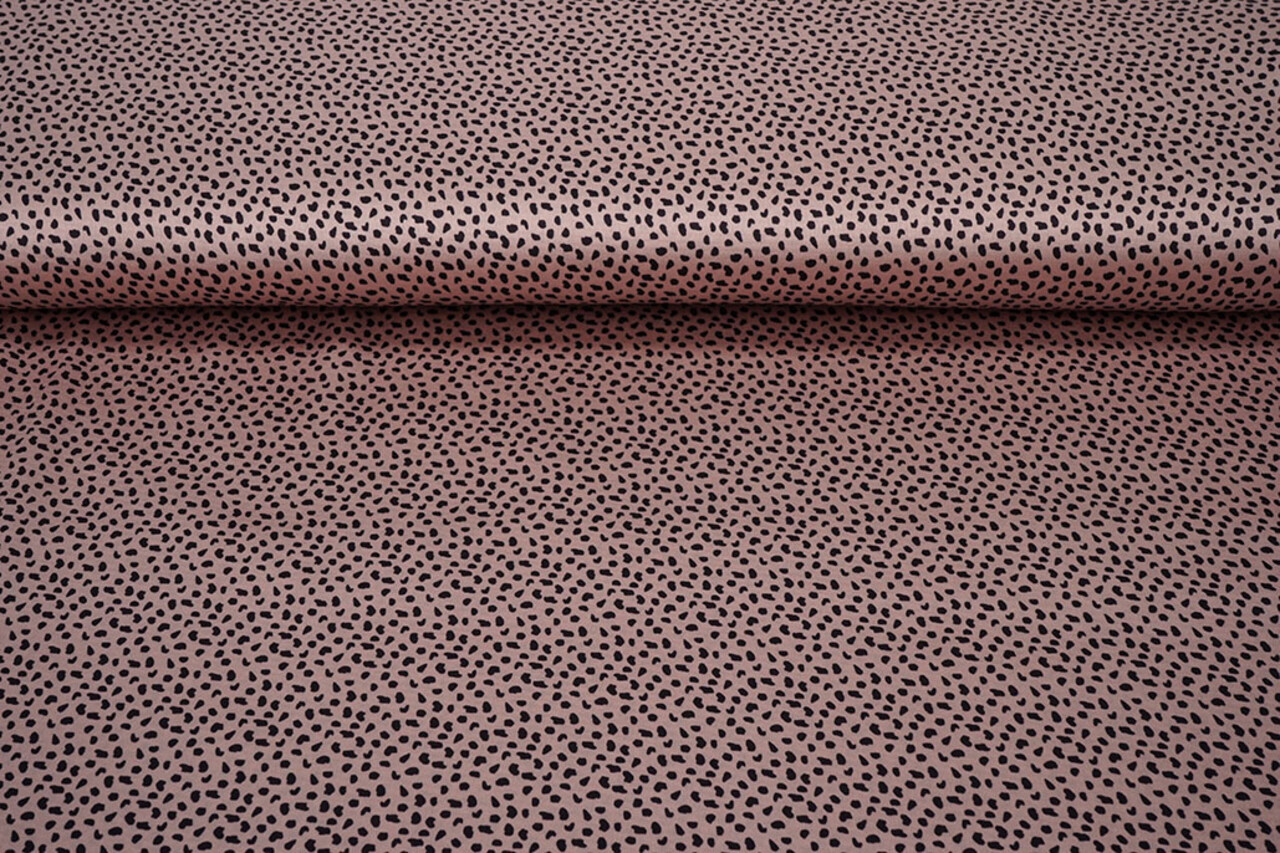 Satén Elástico Estampado Leopardo Bo Rosa