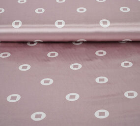 Stretch Satin Bedruckt Pauline Puderrosa Stretch Satin Bedruckt Pauline Puderrosa